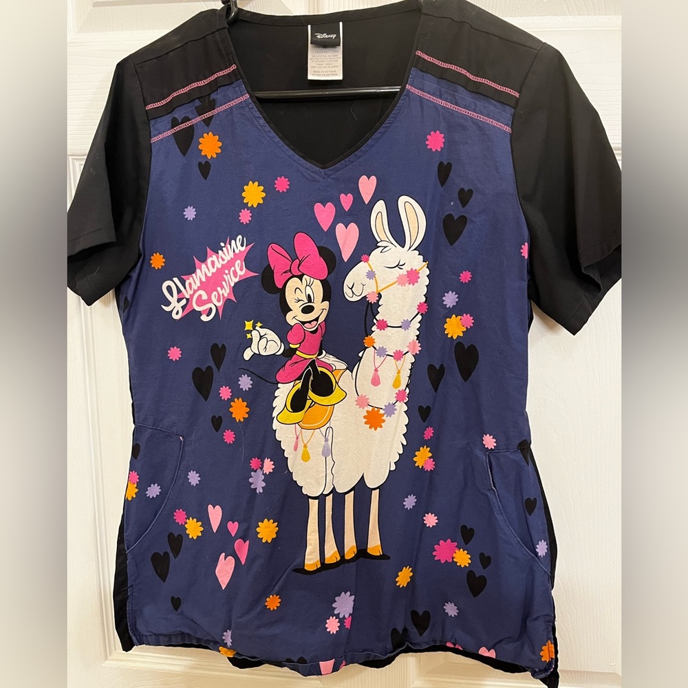 Disney Minnie Mouse Scrub Top